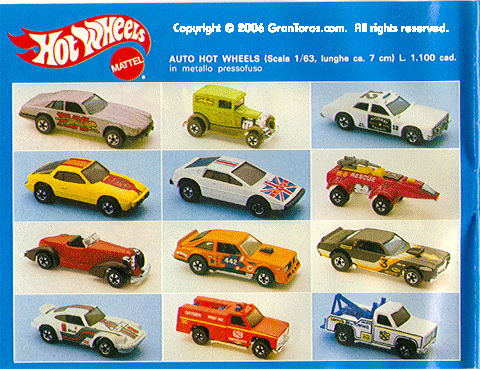 1981 Italian Hot Wheels Catalog