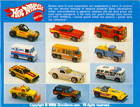 1981 Italian Hot Wheels Catalog