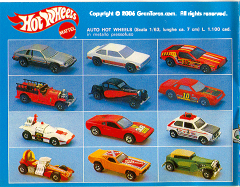 1981 Italian Hot Wheels Catalog
