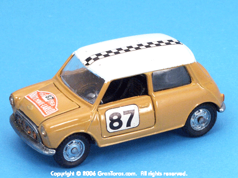 Mebetoys Mini Cooper Rallye Model #A-31