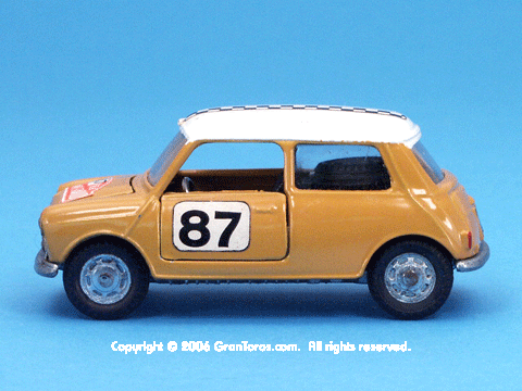 Mebetoys Mini Cooper Rallye Model #A-31